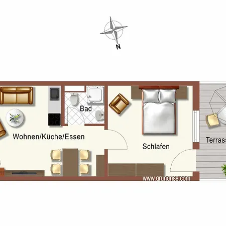 Appartementanlage Zaunkoenig 6 Apartment Kuehlungsborn